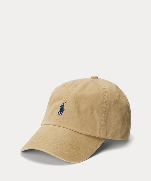 コットン チノ ベースボール キャップ（キャップ）｜POLO RALPH LAUREN