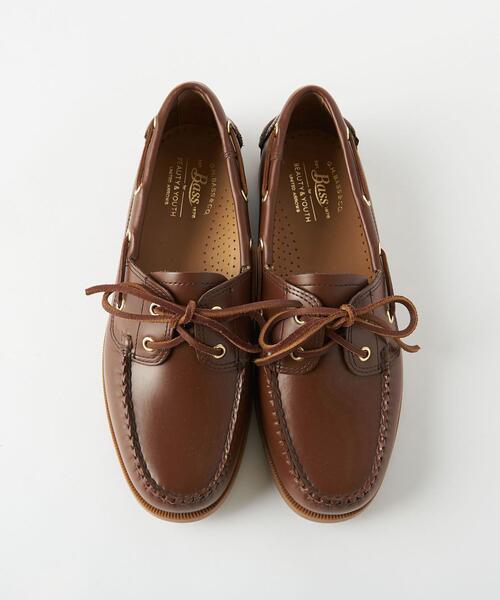 G.H.BASS（ジーエイチバス）の「【別注】 ＜G.H.BASS＞ LTR BOAT SHOES