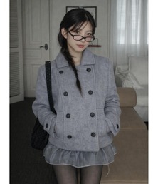 ピーコート（グレー/灰色系）ファッション通販 - ZOZOTOWN