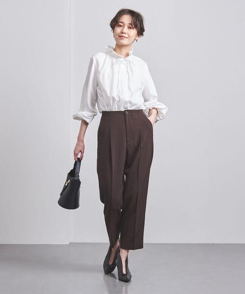 UNITED ARROWS（ユナイテッドアローズ）の「P フリルカラー ブラウス