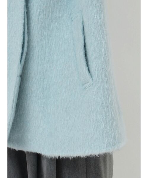 セール】シャギーハーフコート（ステンカラーコート）｜LAGUNAMOON