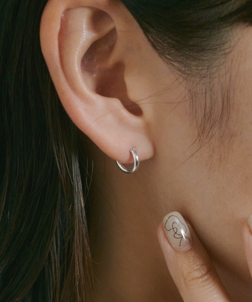 セール】【SETUP7】ミニ シルバー925 フープピアス 片耳用 SSS-3