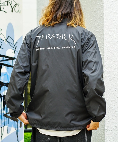 セール】The Bew Religion World Wide COACH JACKET/スラッシャーロゴ