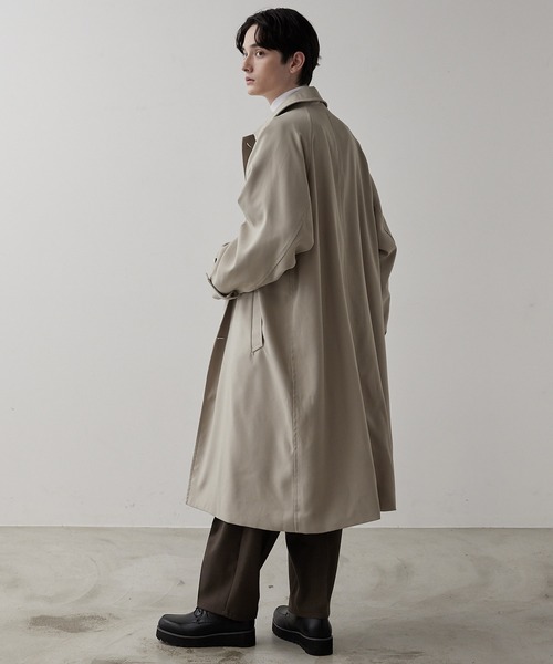 CLEL】TR Loose Soutien Collar Coat / TR ルーズ ステンカラーコート