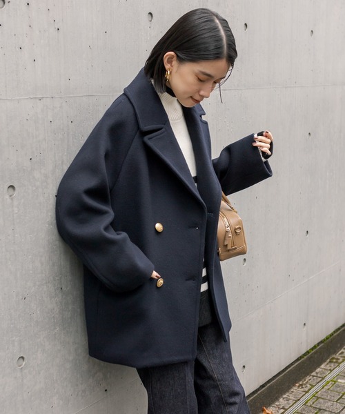 RIVE DROITE（リヴドロワ）の「ラグランPコート（ピーコート）」 - WEAR