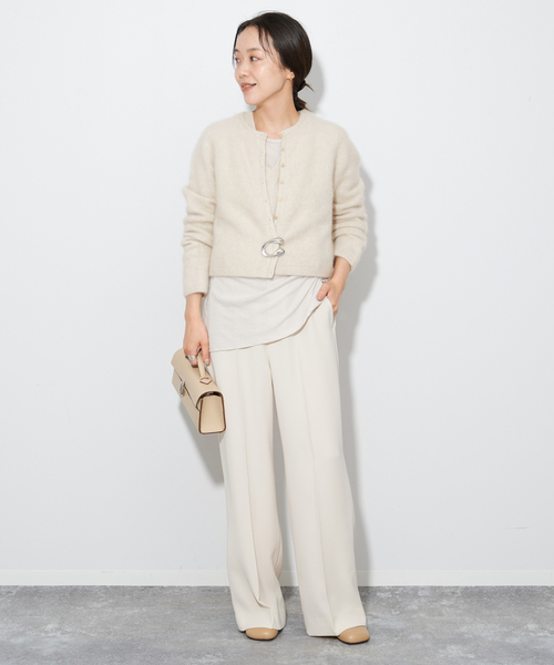 plage（プラージュ）の「Cashmere Mix Fur カーディガン（カーディガン