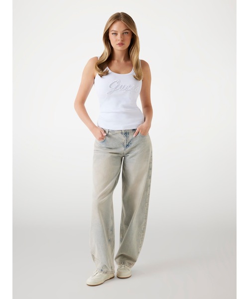 SL Raissa Logo Tank Top ロゴ タンクトップ | GUESS(ゲス) JAPAN 公式