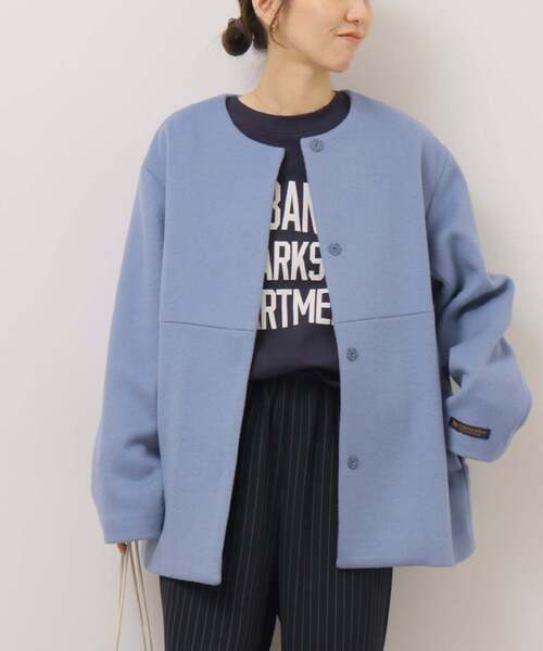 セール】《追加》スーパーファインビーバークルーネックコート（ノー