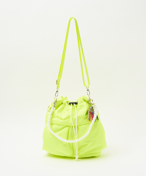 cheek/チーク】kinchaku code2WAY TOTE/巾着2WAYショルダーバッグ/ユニ