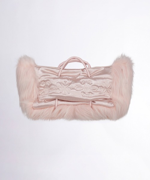 SCULPTOR（スカルプター）の「Fluffy Slouchy Satin Bag/フラフィー