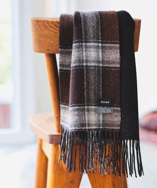 BEAMS（ビームス）の「BEAMS / グラデーション チェック マフラー