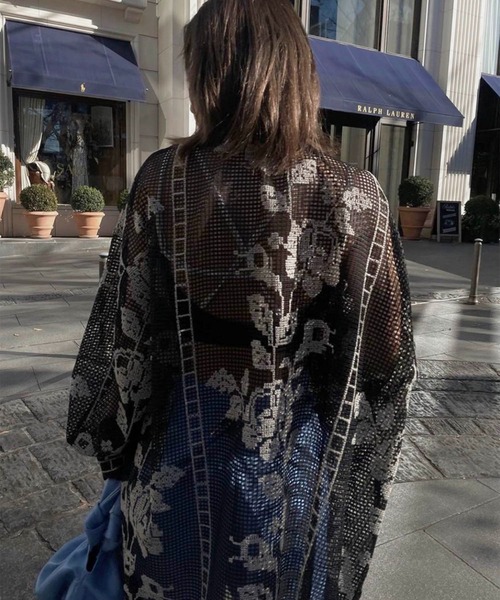 Ameri（アメリ）の「MEDI CROSS STITCH LIKE SHIRT（シャツ/ブラウス