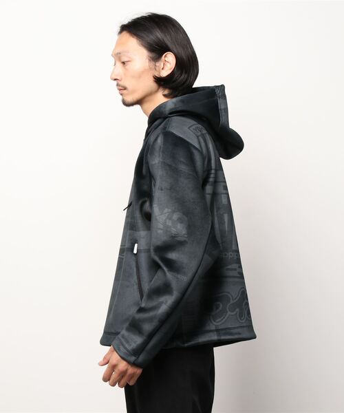 Y-3（ワイスリー）の「M CH2 VELVET SPACER ZINE AOP HOODIE（パーカー