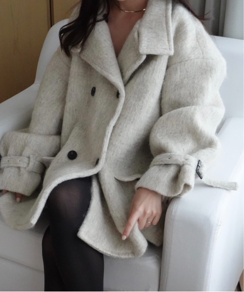 Amiur（エミレ）の「2way shaggy midi coat【Amiur × minami】 / 2way