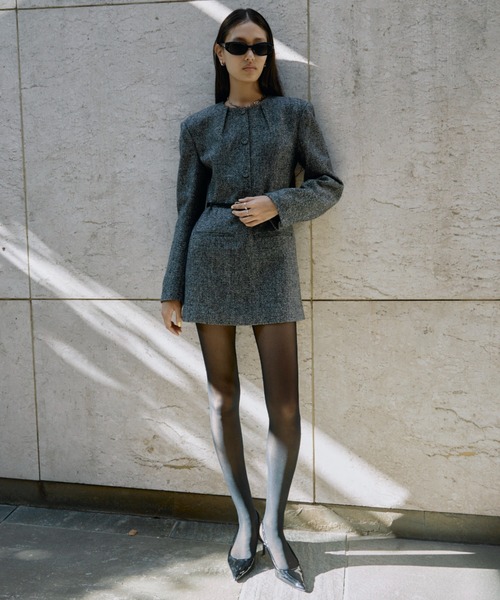 JOSE MOON（ジョゼムーン）の「CLASSIC TWEED MINI DRESS/クラシック