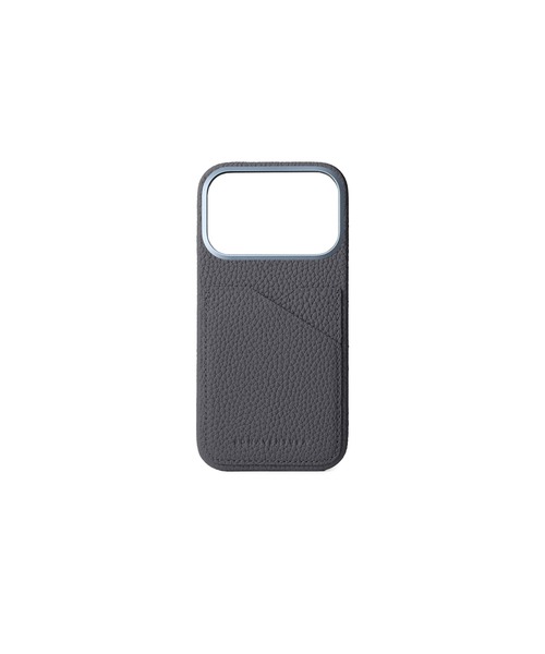 iPhone 17 Pro)バックカバーケース シュリンクレザー（スマホケース