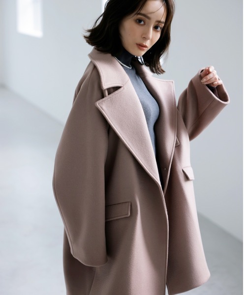 anuans（アニュアンス）の「ミドルスケールコート（ステンカラーコート