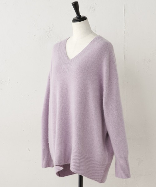 BEARDSLEY（ビアズリー）の「毛玉悩みが軽減 ラクーン混Vプルオーバー