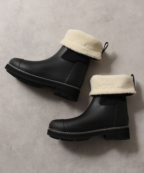 セール】【HUNTER/ハンター】WOMEN REF STITCH SHERPA BOOT/ ウィメン
