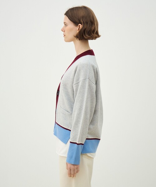 MACPHEE（マカフィー）の「NZ LAMBS Vネックカーディガン