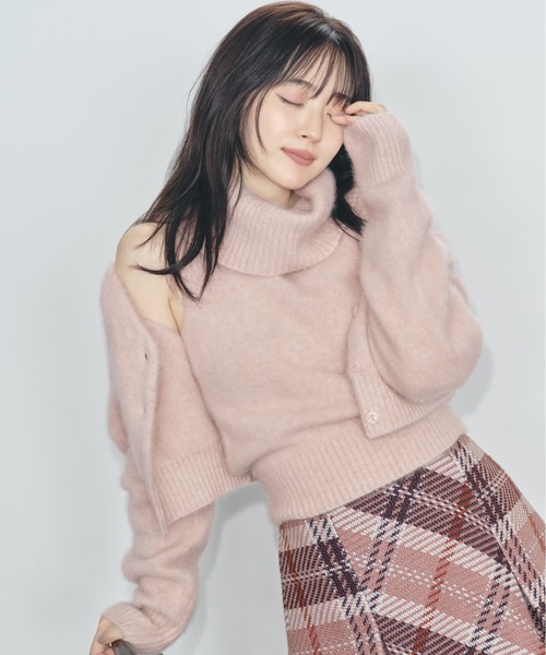 SNIDEL（スナイデル）の「フォックスアルパカショートカーディガン