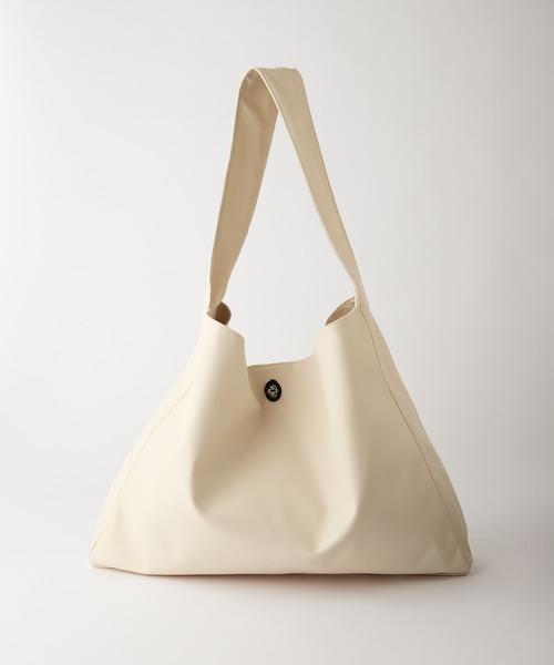 シンセティックレザー ビッグショルダー/トートバッグ MONO-MART│MONO