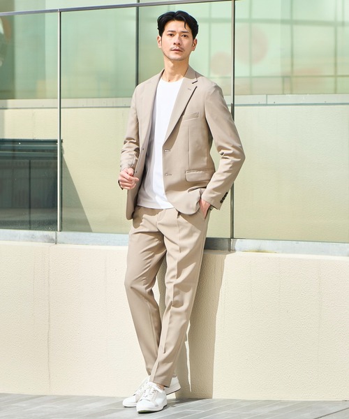 シアサッカーストレッチセットアップ / ウォッシャブルセットアップ