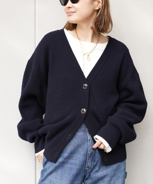 セール】JUSPER Vネック カーディガン（ニット/セーター）｜Deuxieme