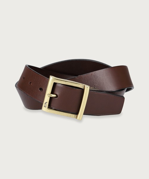 1枚革・中一バックル35mm カジュアルベルト（ベルト）｜POLO RALPH