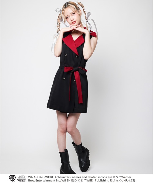 Harry Potter/ハリーポッター】ホグワーツワッペン付きケープ