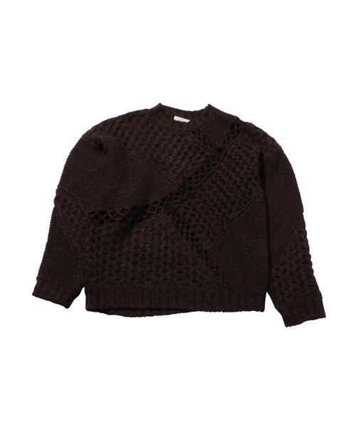 Jieda（ジエダ）の「＜JieDa＞ MIX CABLE KNIT/ニット（ニット