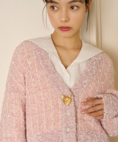 FURFUR（ファーファー）の「【Philly chocolate】キャットボタン