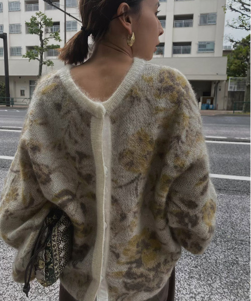 Ameri（アメリ）の「3WAY NOSTALGIC RUG KNIT（ニット/セーター）」 - WEAR