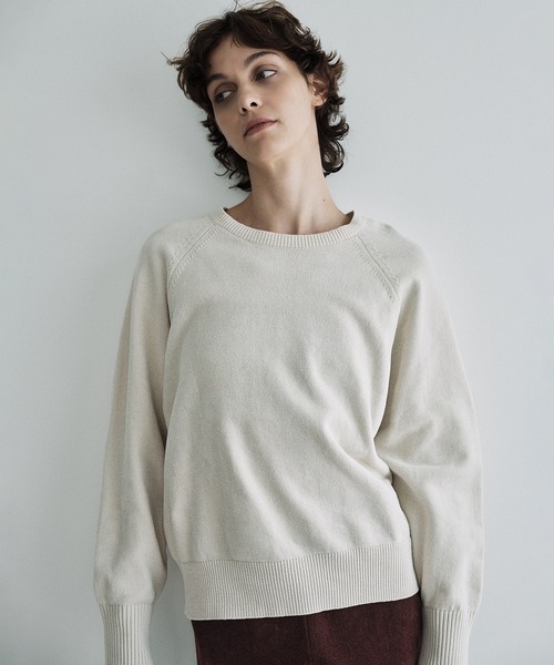 クロップドプルオーバー-CreamyCotton /クリーミーコットン