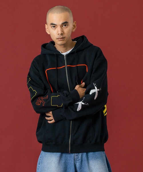 SPEED ZIP UP HOODED SWEATSHIRT（パーカー）｜XLARGE（エクストラ