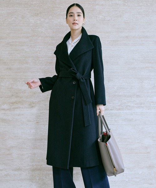 プレミアムカシミヤ ロングコート【逸品・マルチWAY】【25AW】（ステン
