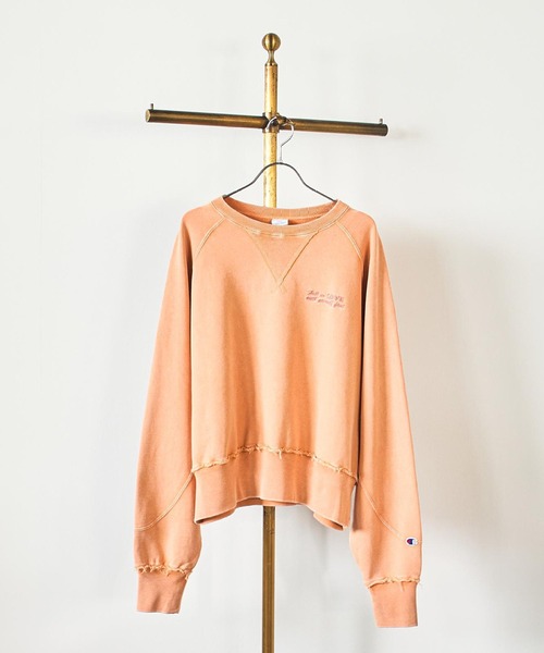 セール】【Champion別注】ROSE BUD×Champion HEAVY WASH SWEAT