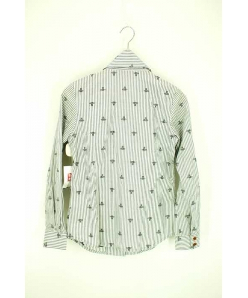 ブランド古着】オーブ柄 リボンシャツ（シャツ/ブラウス）｜Vivienne