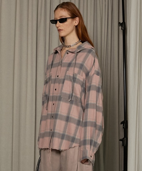 PRANK PROJECT（プランクプロジェクト）の「フーデッドチェックシャツ