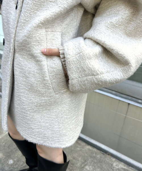 mystic（ミスティック）の「【EC限定カラー/グリーン】シャギーミドル