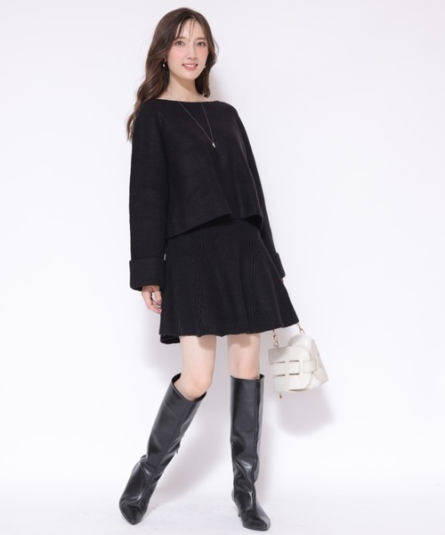 Apuweiser-riche（アプワイザーリッシェ）の「バックリボンミニニット