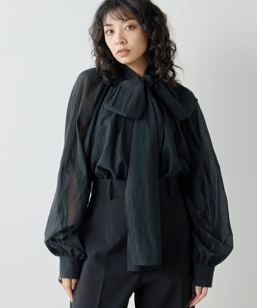 ローンボウタイブラウス（シャツ/ブラウス）｜Whim Gazette（ウィム
