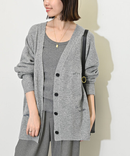 SLOBE IENA（スローブイエナ）の「《追加》embroidery カーディガン