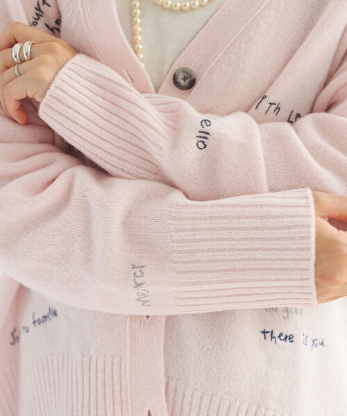 SLOBE IENA（スローブイエナ）の「《追加》embroidery カーディガン