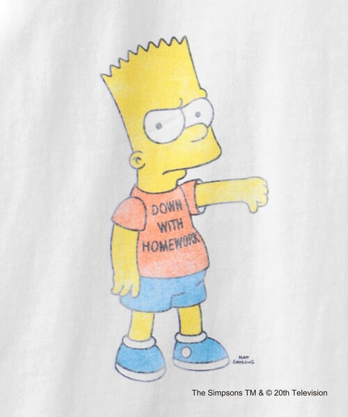 6（ロク）の「＜6(ROKU)＞The Simpsons Bart/Tシャツ（Tシャツ