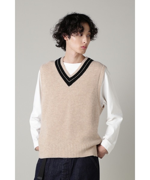 MHL.（エムエイチエル）の「TOUGH WOOL RIB（ベスト）」 - WEAR