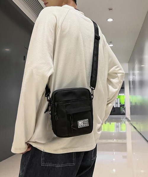 セール】キャンバスショルダーバッグ 男女兼用 2WAY 配色カラー