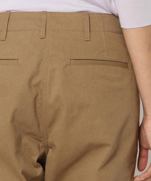 セール】コットンチノ ストレートパンツ（チノパンツ）｜GALERIE VIE