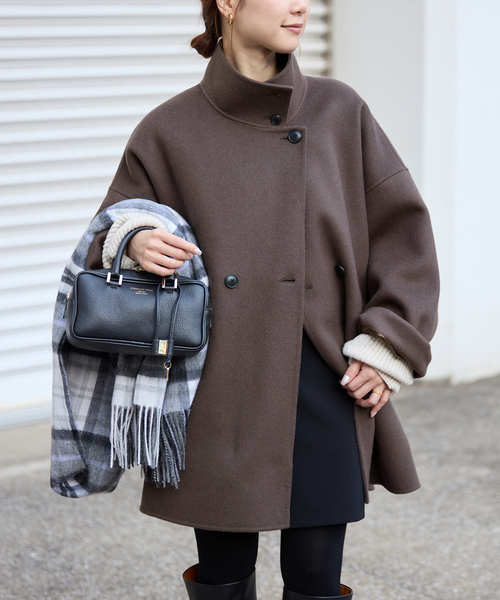 SLOBE IENA（スローブイエナ）の「ダブルフェイススタンドコート