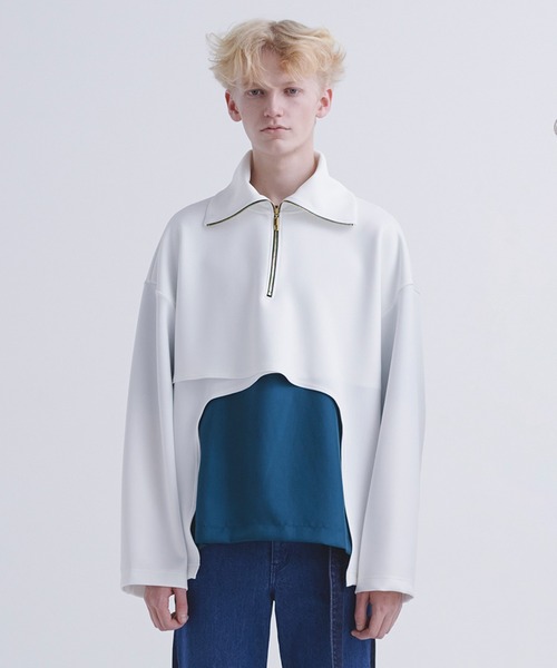 CULLNI（クルニ）の「23-SS-022 / Open Front Half ZIP Pullover